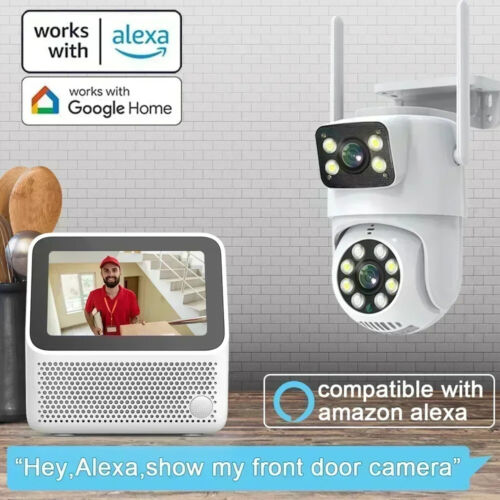 Tuya 4K 8MP Smart WIFI Camera Ai Human Auto Tracking Outdoor PIR Human Detection - Picture 2 of 25