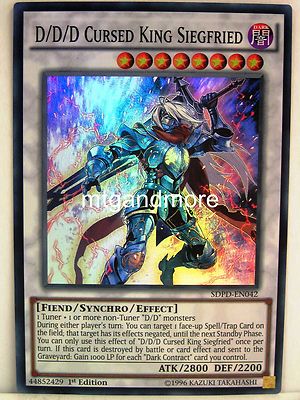 Yu-Gi-Oh - 1x D/D/D Cursed King Siegfried  - SDPD - Pendulum Domination