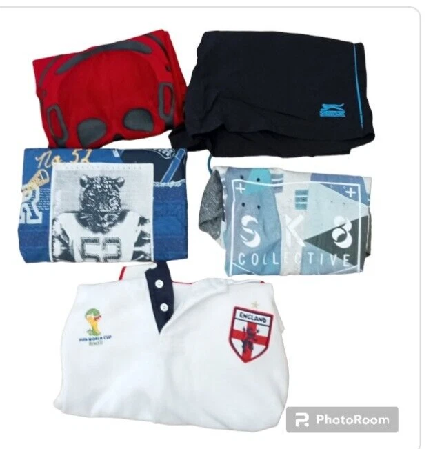 Lot De 12 Vêtements Pour Garçon En 12/14 Ans - Occasion En Très Bon état, Multicouleur