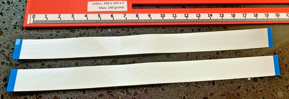 2 x AWM 20624 80C 60V VW-1 - 30 Pin - 0.5mm Pitch - 200mm Long FFC - A Type - Image 4 of 4