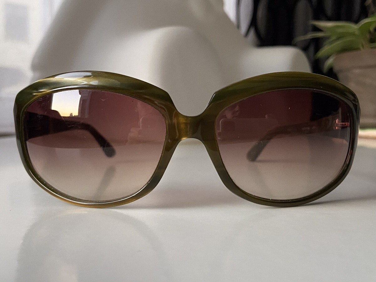 Oliver Peoples Sunglasses La Donna JA 63-17-120 JAPAN Green Frame