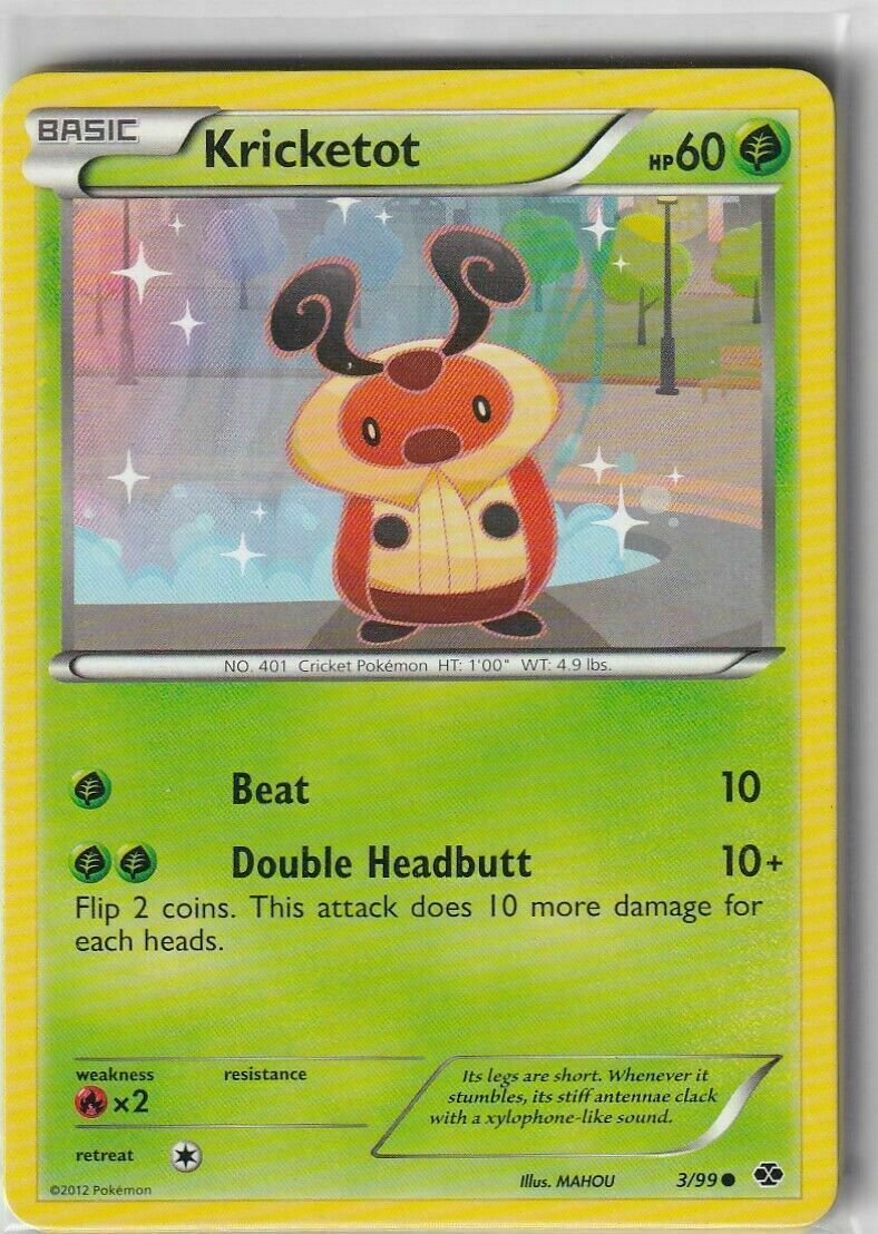 POKEMON KRICKETOT 3/99 UNCOMMON NM CARD NEXT DESTINIES | eBay