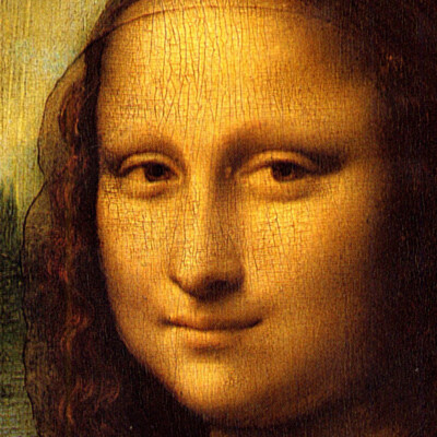 Huge Large Big Poster Thin Canvas Mona Lisa - Scan Original