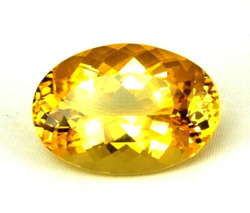 Shola Vrai 35,48 Carats Naturelle Or Jaune Andesin Pièce En Du Congo - Photo 1 sur 3