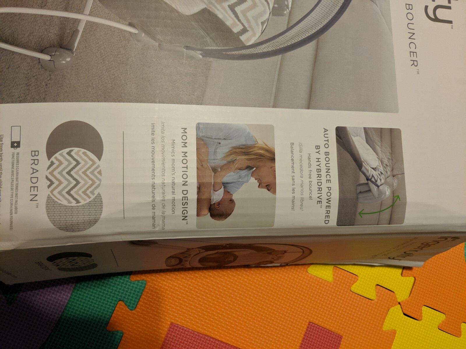 ingenuity braden smartbounce bouncer