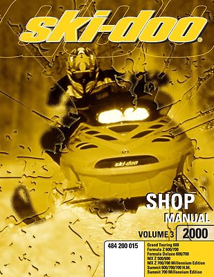 Ski-Doo service manual 2000 SUMMIT 600/700/700 H.M. & 700 MILLENNIUM EDITION