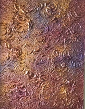 FLORAL BOUQUET  Original Abstract Mixed Media Painting 30"x24" Art Julia Garcia