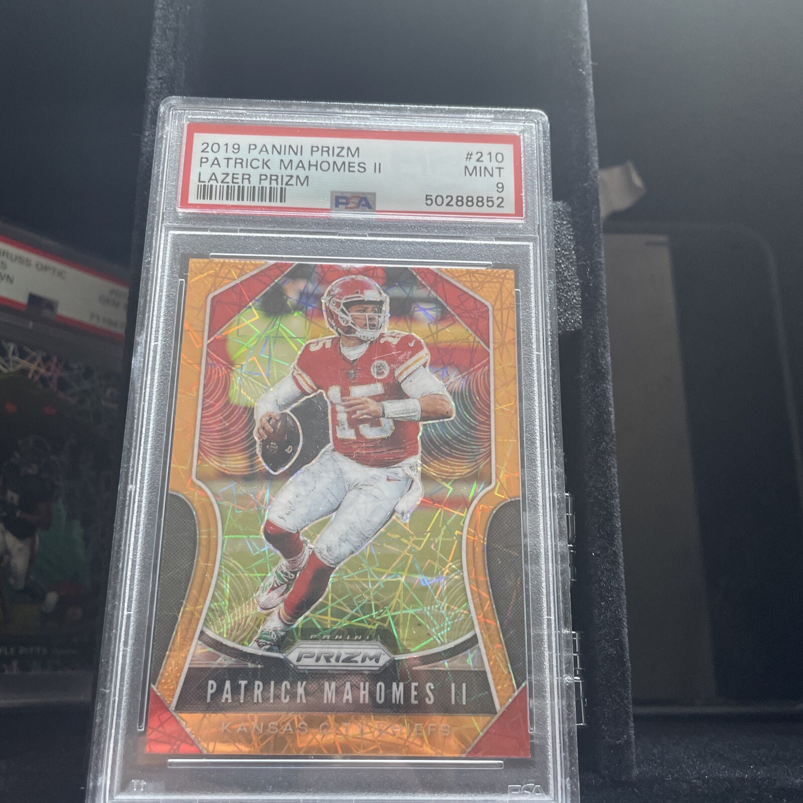 2019 Panini Prizm - Orange Prizm #210 Patrick Mahomes II /249