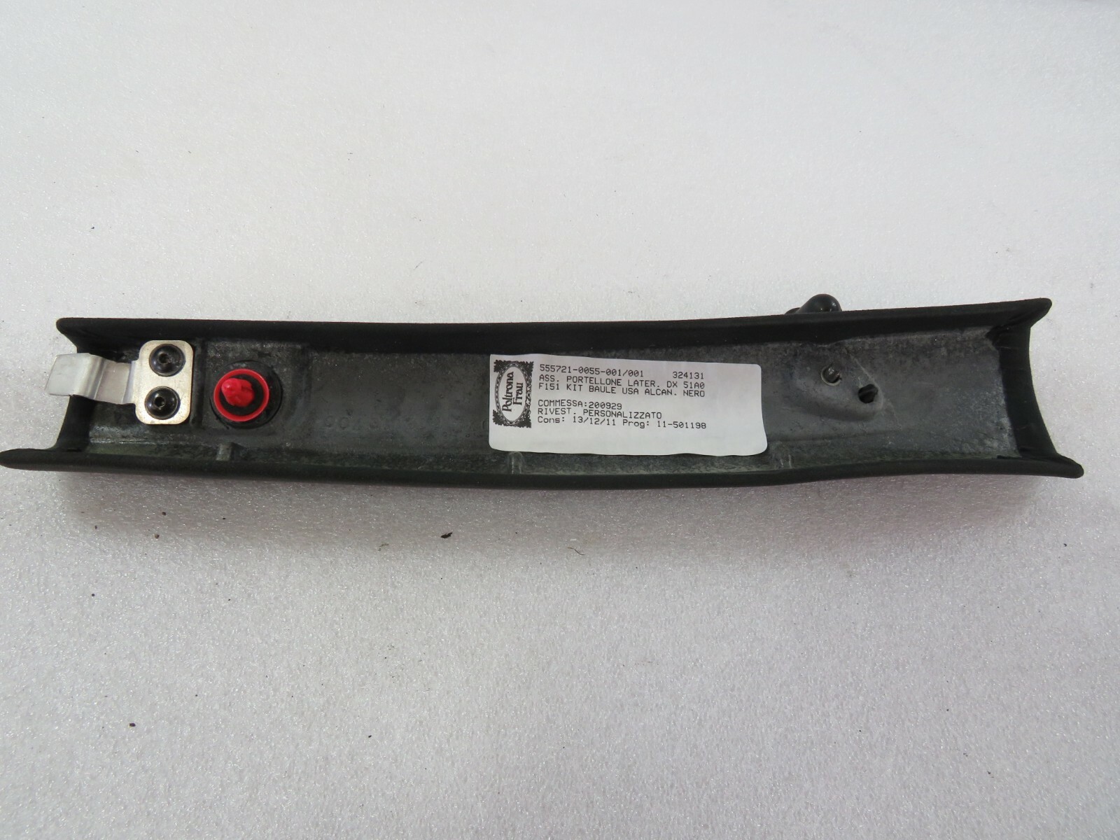 Ferrari FF, RH, Right, Deck Lid Trim, Alcantara, Used, P/N 836710