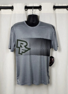 Raceface T-Shirt Trigger Tech Grau Kurzarm Rundhals Gr. L CR056 AA 03