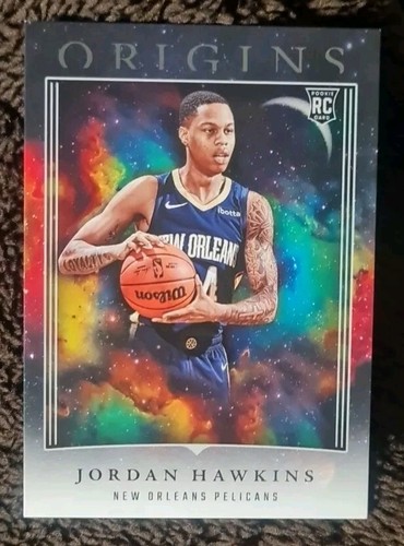 2023-24 NBA Origins - Jordan Hawkins - New Orleans Pelicans RC Rookie - Bild 1 von 2