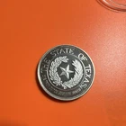 Wallace Engraving Company 1932 Texas 1 Troy Oz .999 Silver Round