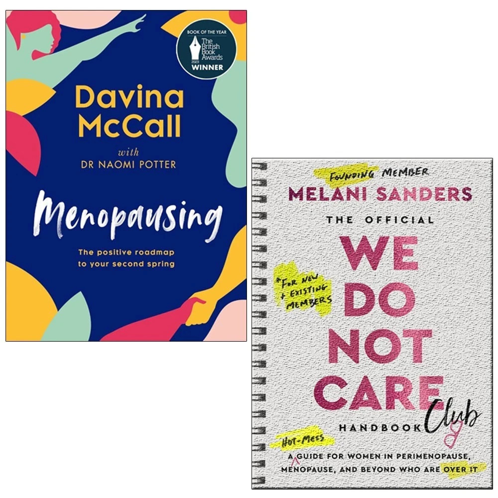 Menopausing Davina McCall The Official We Do Not Care Club Handbook 2 Books Set