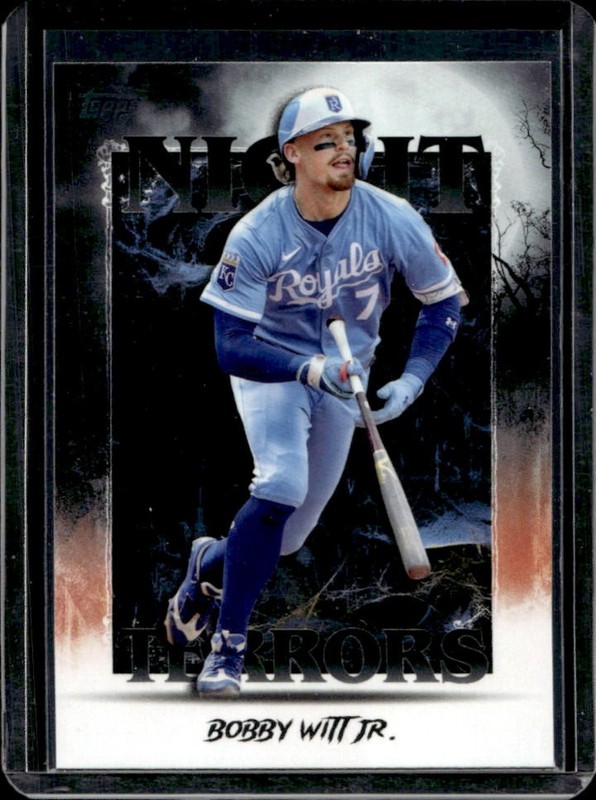 2025 Topps Update Bobby Witt Jr. Night Terrors #NT-4 Royals