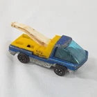 Hot Wheels Redlines Heavyweights Blue Tow Truck Hong Kong 1969 Vintage - Yellow