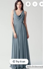 Jenny Yoo Liana Size 16 Mayan Blue Bridesmaid Dress Brand New W/Tags