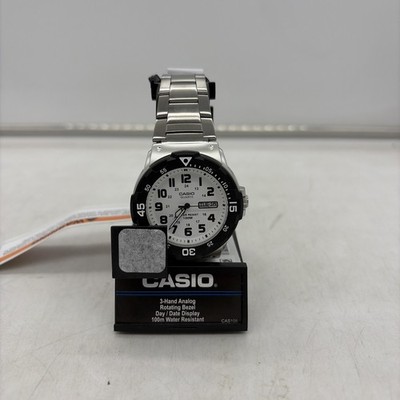 Casio MRW-200HD-7BV 49.3 mm Resin Silver-tone with Stainless Steel Silver Strap