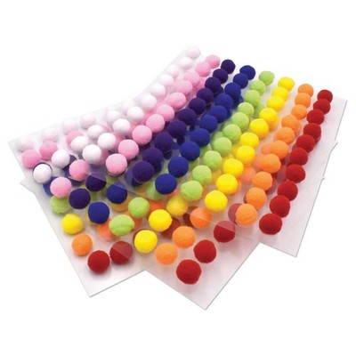 Peel & Stick Pom-Pons