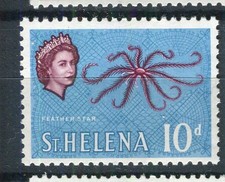 ST.HELENA; 1961 early QEII Pictorial issue MINT MNH Unmounted 10d. value