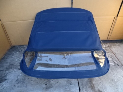 84 Mercedes R107 380SL convertible top assembly, blue