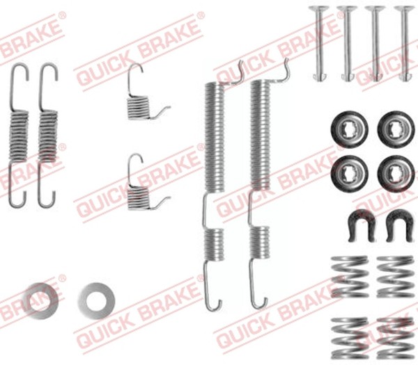 ZubehöRsatz Bremsbacken Quick Brake 105-0765 FüR K10 Nissan Micra 1-image