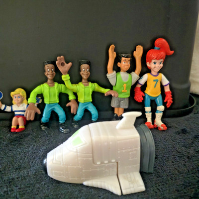 Vintage 1990 Burger King Kids Club Happy Meal Kid Vid Action Figures