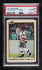 1990-91 Bowman Viacheslav Fetisov #80 PSA 10 GEM MT HOF 17p7