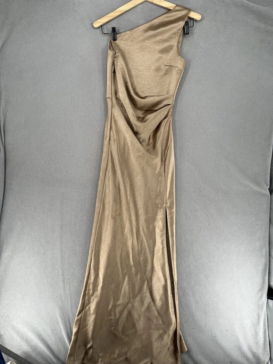 bec and bridge gold slip dress The Dreamer Maxi Dress in Rose Gold main image 0