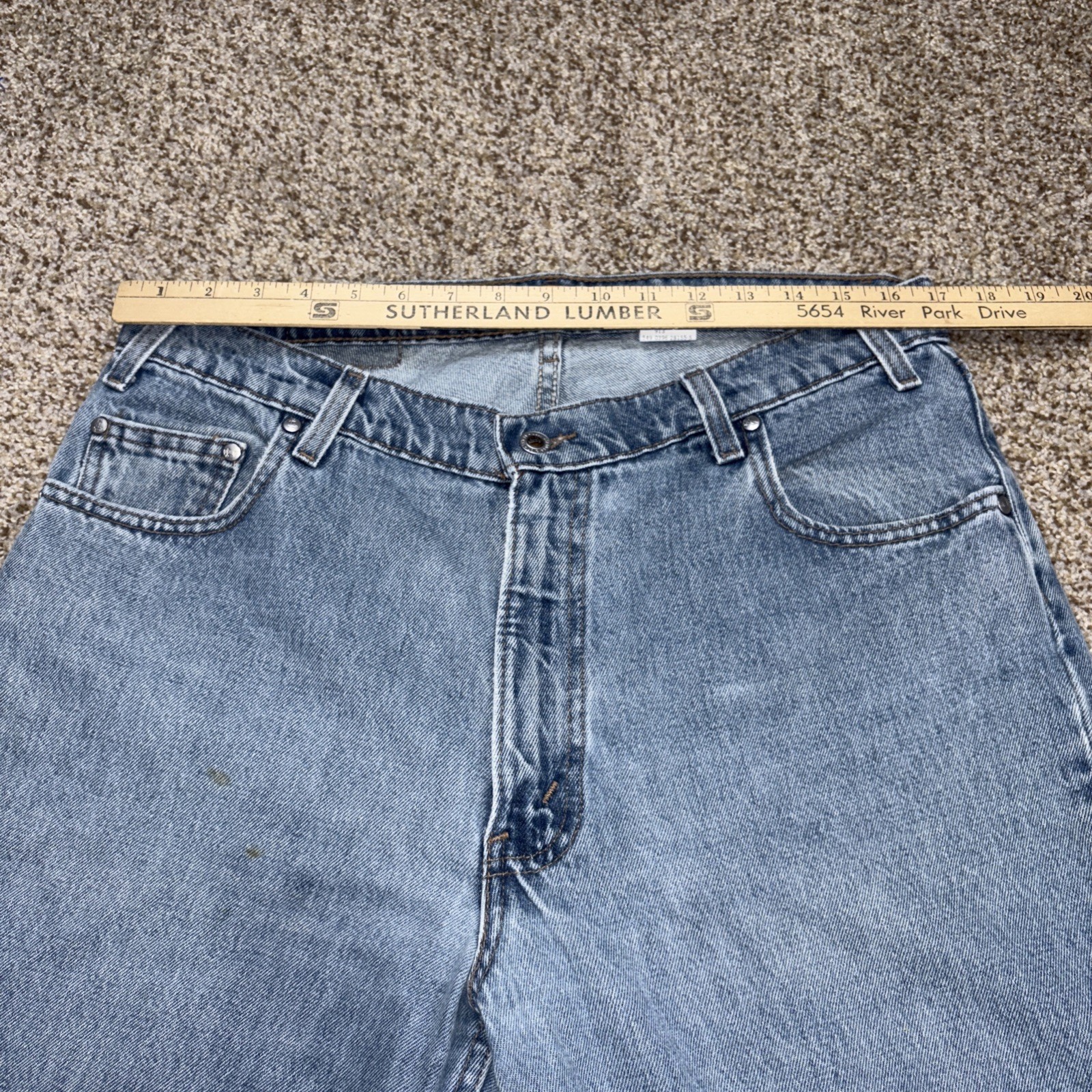 Vintage 90’s Levi’s Silver Tab Men’s Jeans 36x32 Blue Skater Classic Fits 34x32 - View 6