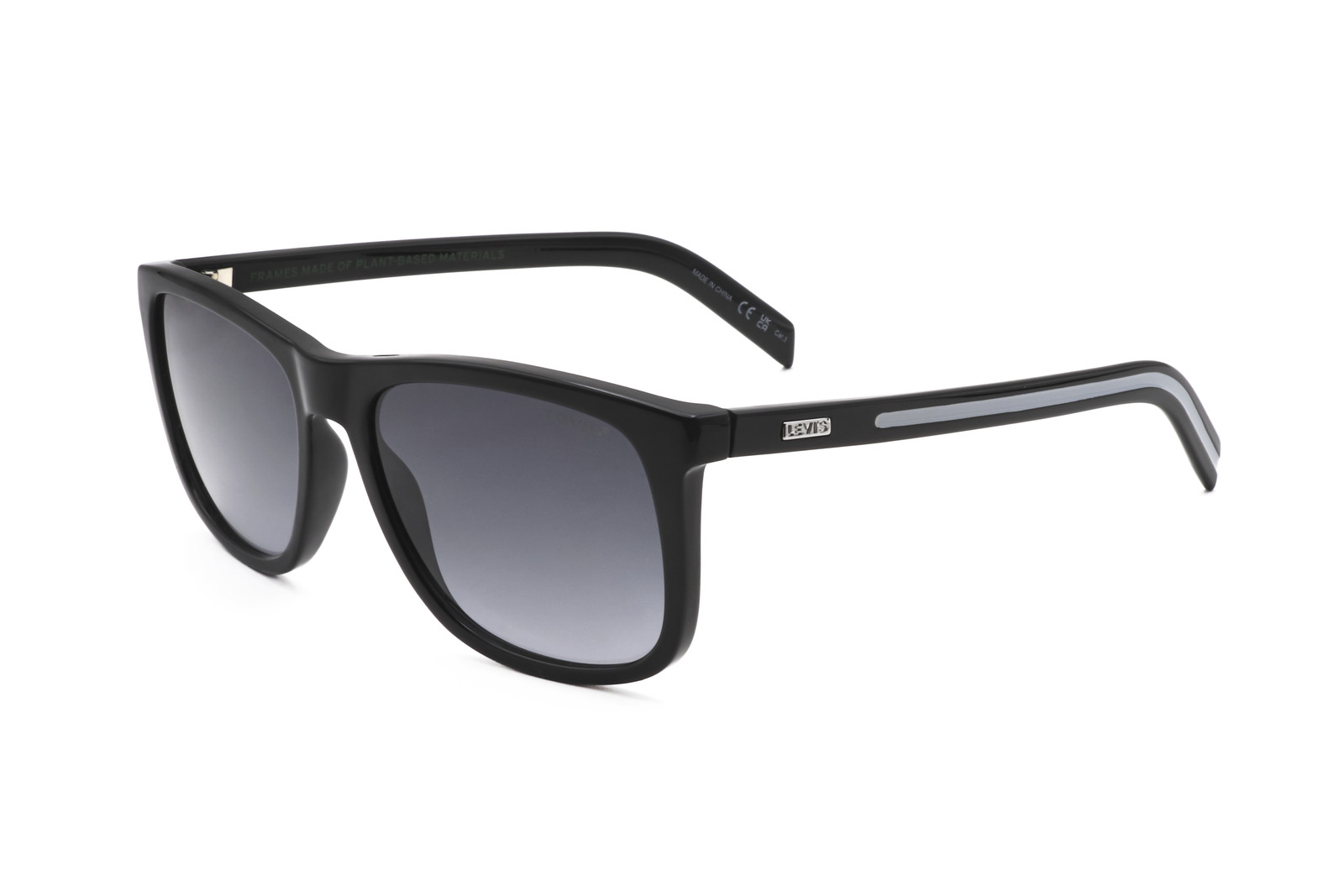 Levis Mens 56 mm Black Sunglasses LV5025-S-807-56 3890₽