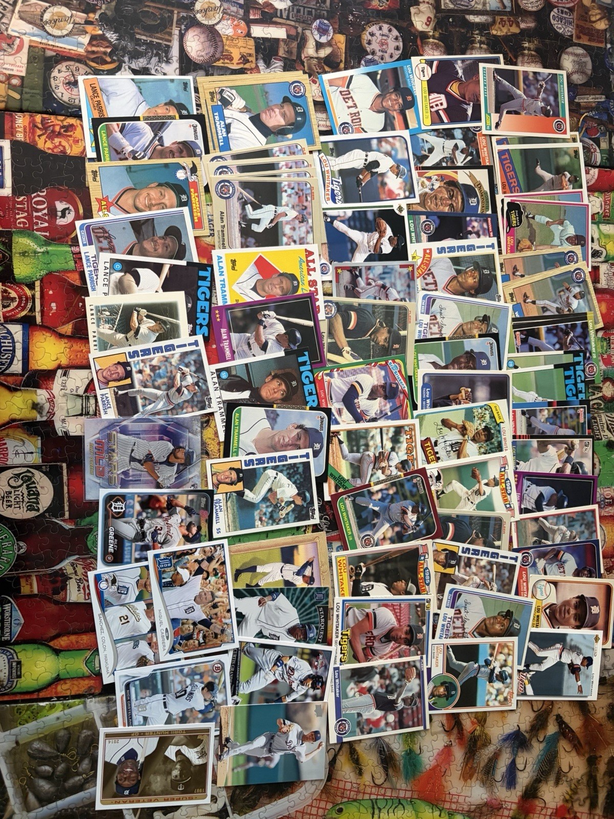 Detroit Tigers Baseball Card Lot