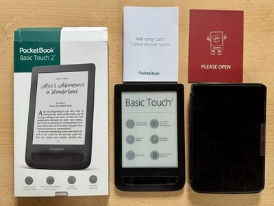 PocketBook Basic Touch 2, OVP und Hulle