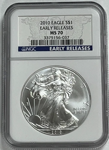 2010 American Silver Eagle NGC MS 70 Early Releases