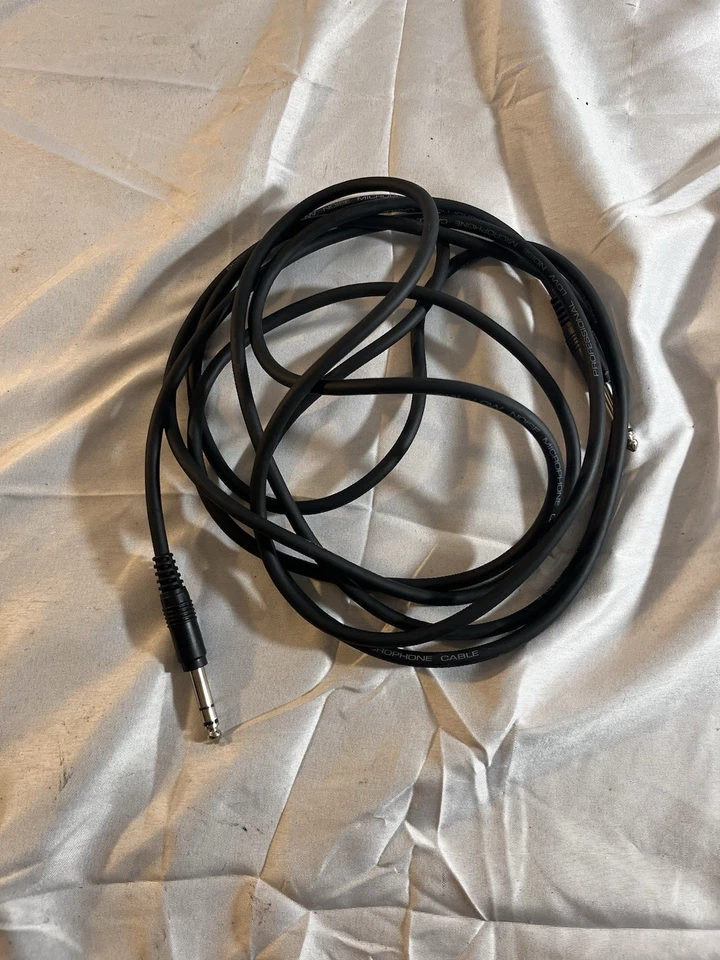 5 Pack Professional Low Noise Microphone Cables TRS 1/4" 12ft Audio No Pack - Image 4 of 4