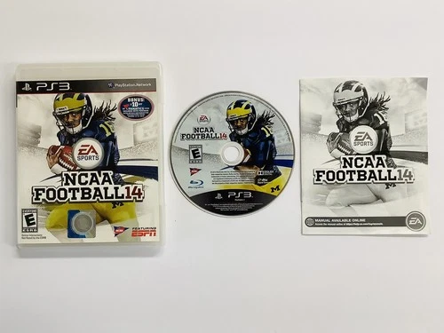 NCAA Football 14 (Sony PlayStation 3) PS3, With Manual, FREE SHIPPING (LN)