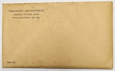 1958 U.S Mint Silver Proof Set Unopened / Sealed Envelope OGP