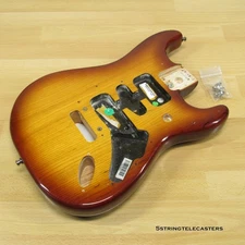Fender American Deluxe Stratocaster Ash Body 3lb 12oz Tobacco Burst Body w/Locks