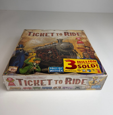Ticket To Ride Board Game Days Of Wonder Play School Night Collect Work Party Ni