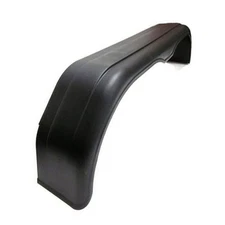 Plastic Universal Trailer Fender - 61" - Tandem Axle - Black - One Fender