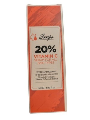 Srripo 20% Vitamin C Collagen Serum Brightening Hydrating Face 60ml Unisex