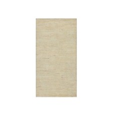 2'4"x11'6" White Lori Buft Pure Wool Plain Design Hand Knotted Runner Rug R91293