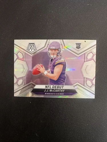 2024 Panini Mosaic NFL Debut J.J. McCarthy #275 Silver Prizm (RC)