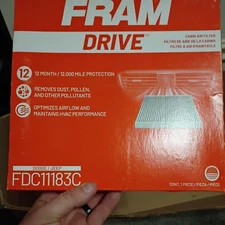 Fram Drive FDC11183C Cabin Air Filter New