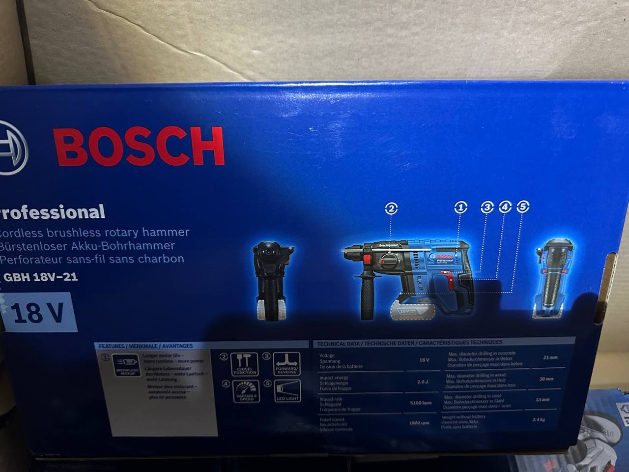 trapano avvitatore Bosch con batteria e borsa foto 5