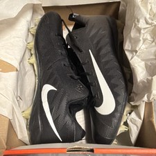 Nike Alpha Menace Pro 918187-010 Football Cleats Black Size 15