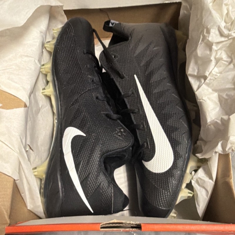 Nike Alpha Menace Pro 918187-010 Football Cleats Black Size 15