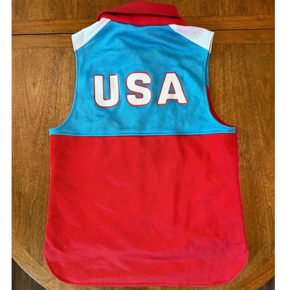 Винтажный жилет Seagram USA Ski Team Descente Colorblock 80-е ретро - Изображение 2 из 4