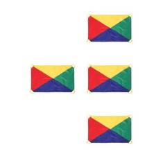  Confezione 4 Ombrelli Rally Esterno Paracadute Gioco Per Esterno Paracadute Toys