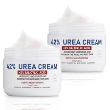 OUKEYA Urea Cream 42% plus Salicylic Acid 2% Net 5.29 Oz for Dry Cracked... 