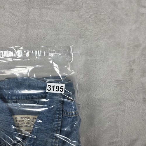 VINTAGE Old Navy giacca denim uomo piccolo blu camionista 100% anni 90 Y2K - Foto 10 di 10